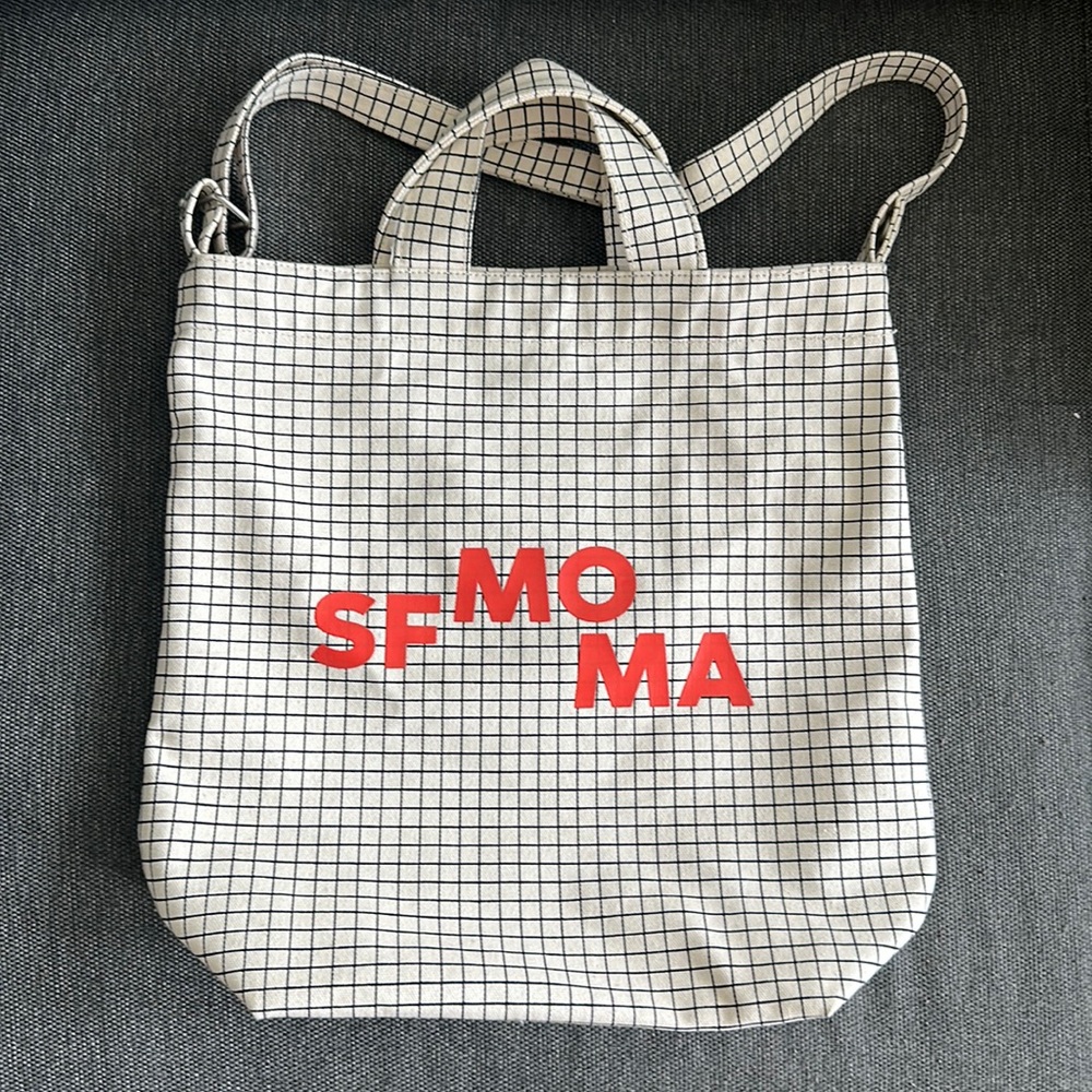 Baggu SFMOMA Grid Tote/Duck Bag